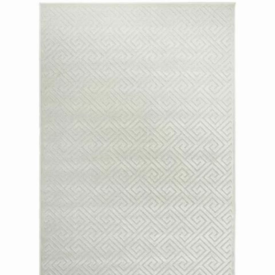 Rugs * | Tapete Rug York Alice Geometric Rug White 290X200Cm