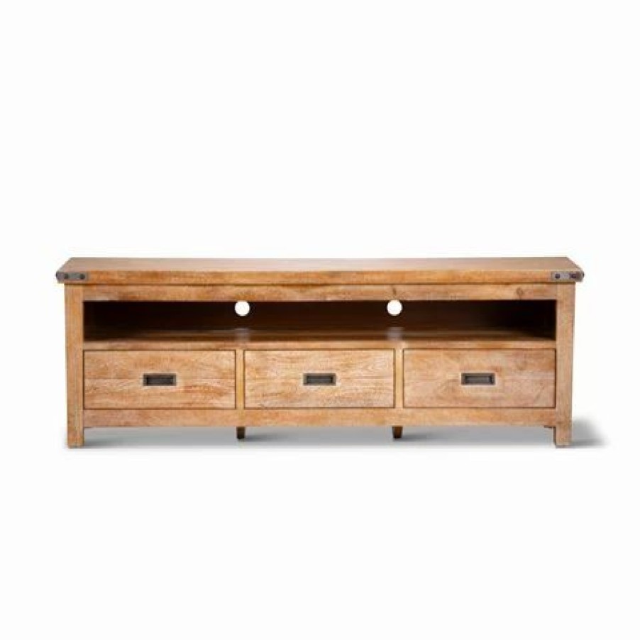 Furniture * | Urban Styling Gloriosa Etu 170Cm 3 Drawer Honey Wash