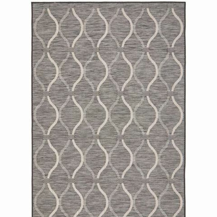 Rugs * | Tapete Rug Terrace Trellis Rug Black 400X300Cm