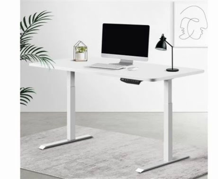 Furniture * | Home Office Design Electric Table Riser 120Cm White