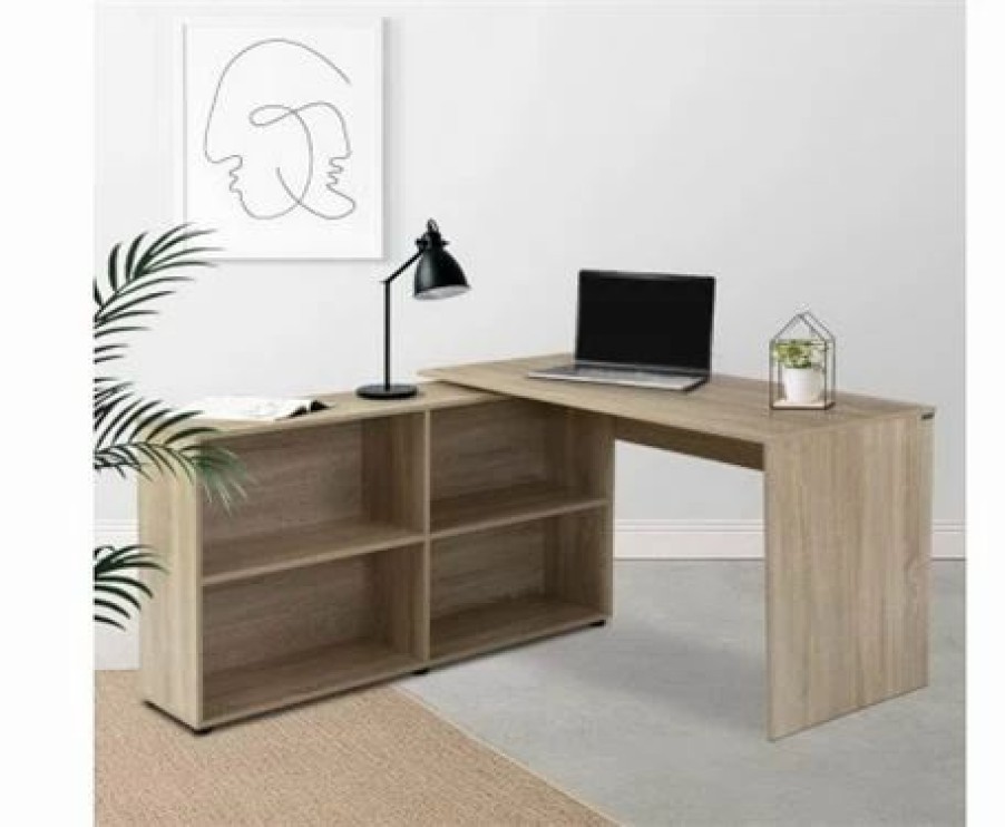 Furniture * | Home Office Design Desk Bookcase Storage