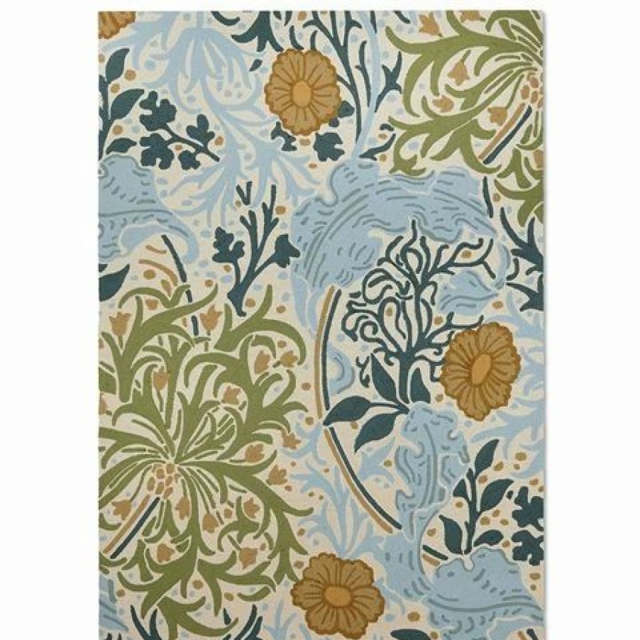 Rugs * | Morris & Co Seaweed River Wandle Outdoor Rug 200X140Cm