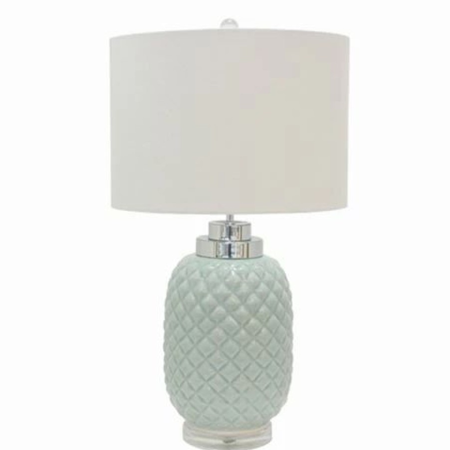 Furniture * | Dasch Island Turquoise Table Lamp