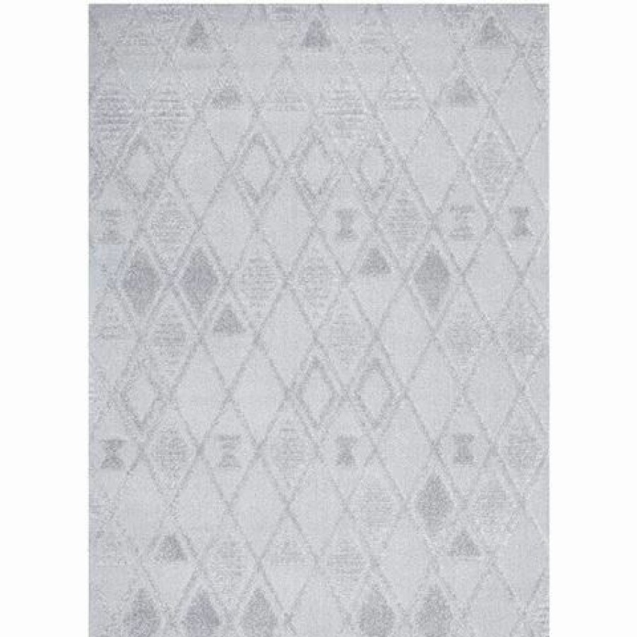 Rugs * | Marigold Lisa Silver Rug 290X200Cm