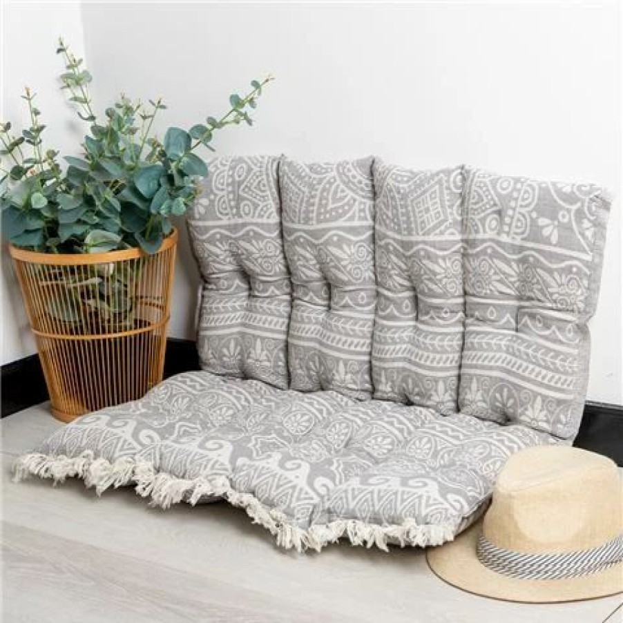 Cushions * | Aelia Anna Pillow Elliniko Grey 85X85Cm