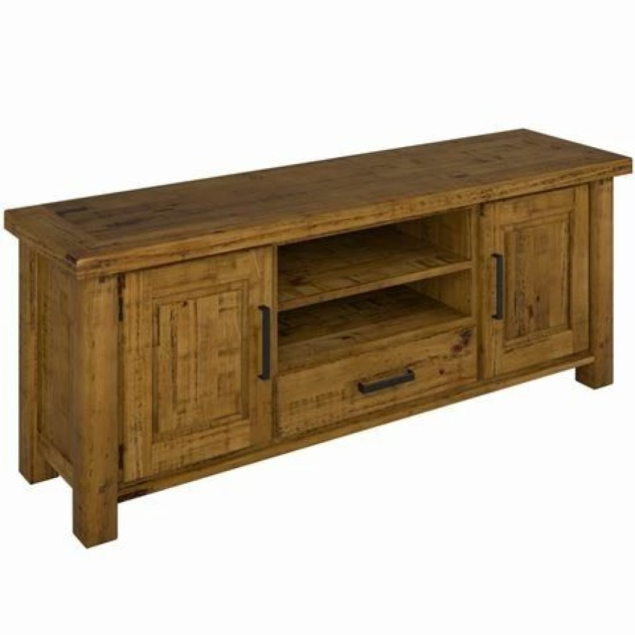 Furniture * | Urban Styling Teasel Entertainment Unit, 108Cm, Rustic Oak