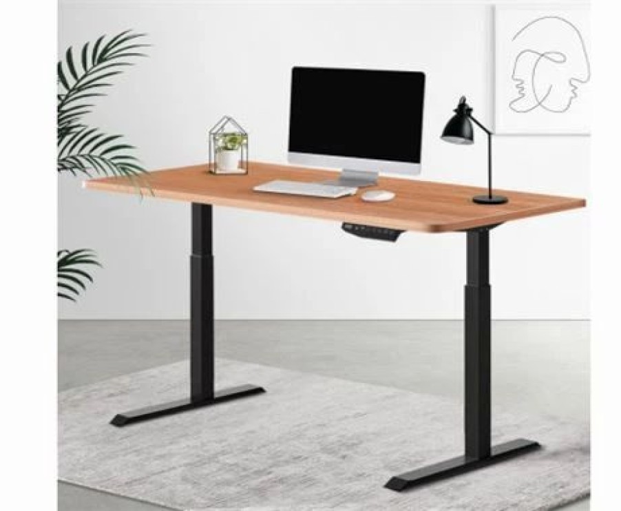 Furniture * | Home Office Design Electric Table 120Cm Dual Motor