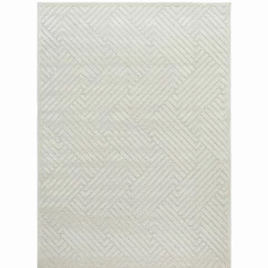 Rugs * | Tapete Rug York Alice Rug White 400X300Cm