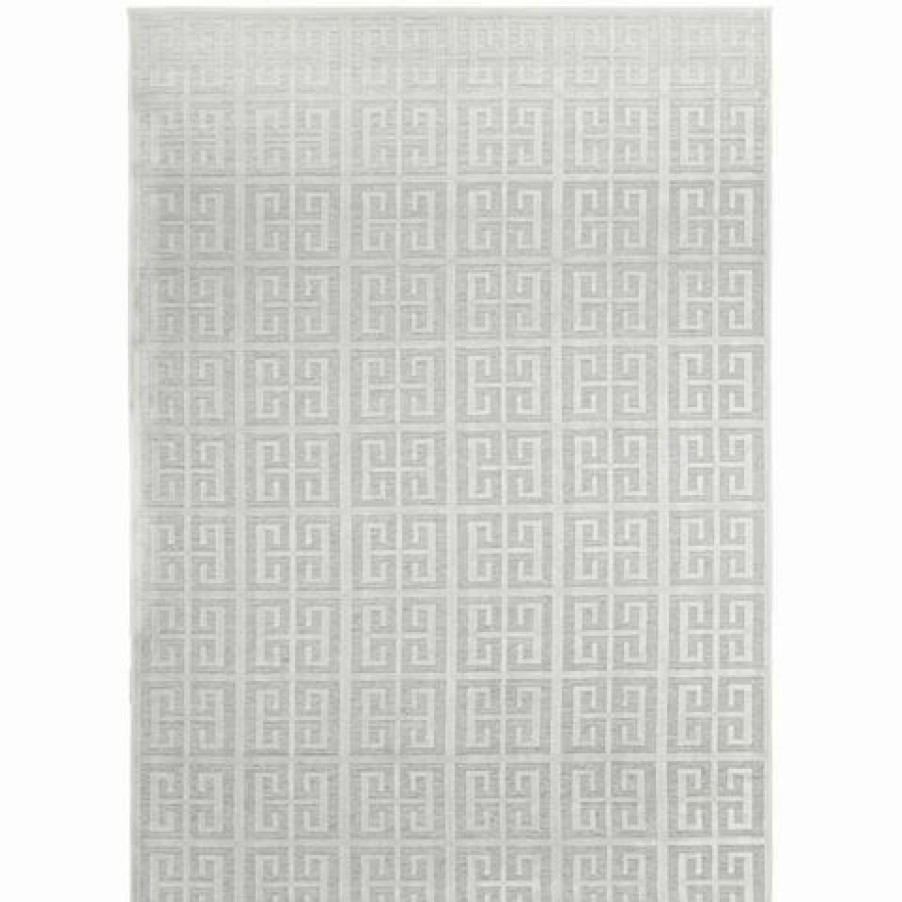 Rugs * | Tapete Rug York Brenda Runner White 300X80Cm