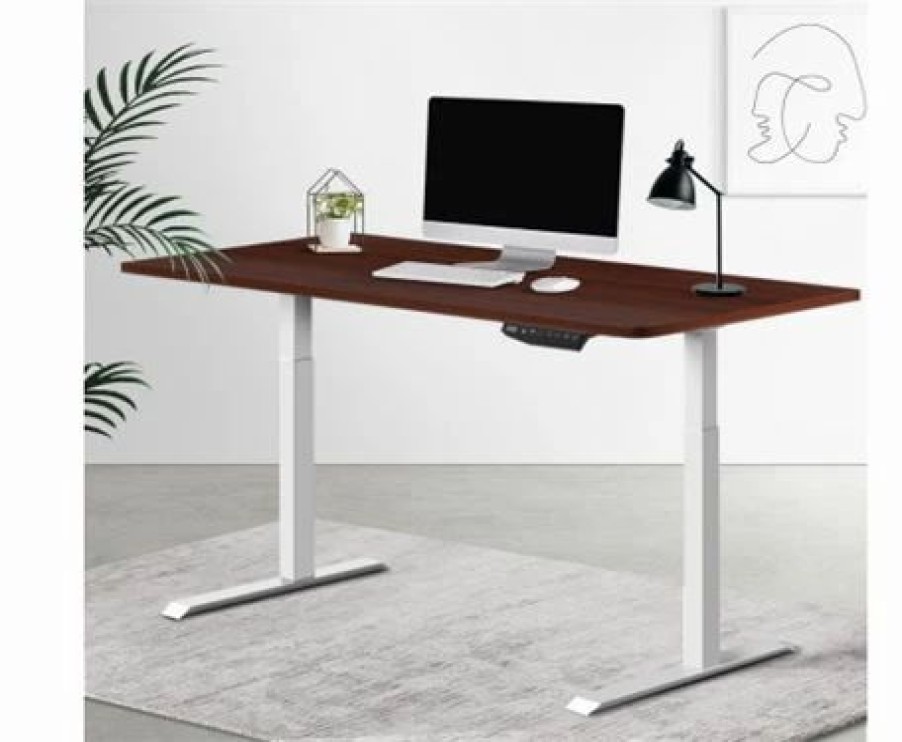 Furniture * | Home Office Design Electric Table Riser Dual Motor 120Cm