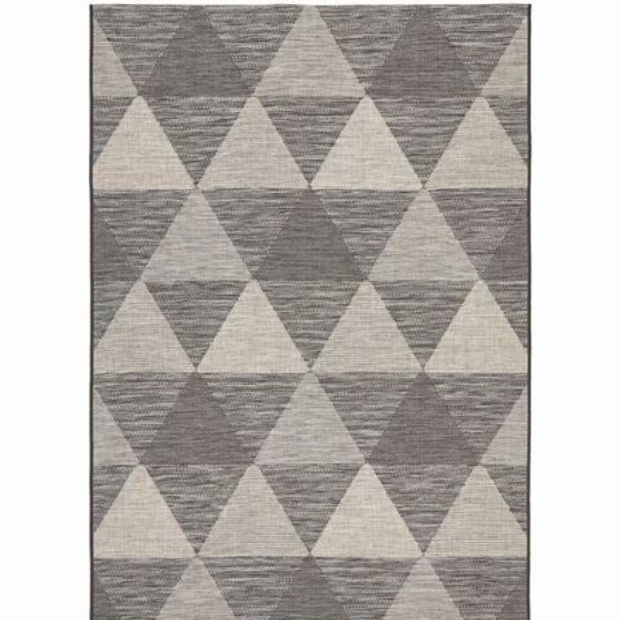 Rugs * | Tapete Rug Terrace Triangles Rug Black 330X240Cm