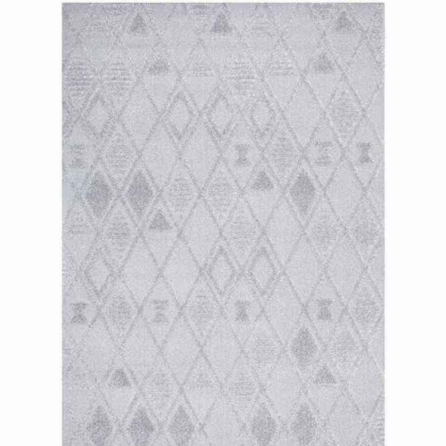 Rugs * | Marigold Lisa Silver Rug 330X240Cm