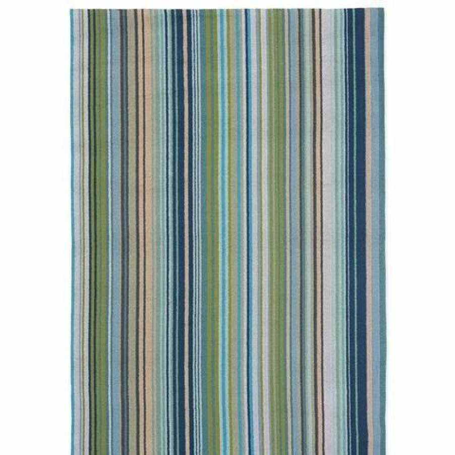 Rugs * | Harlequin Spectro Stripes Marine Outdoor Rug 200X140Cm