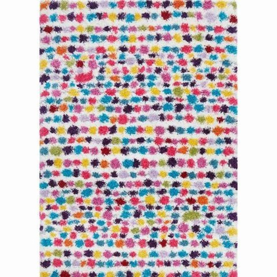 Rugs * | Tapete Rug Vegas Maroc Vivid Polka Dot Shag Rug 380X280Cm