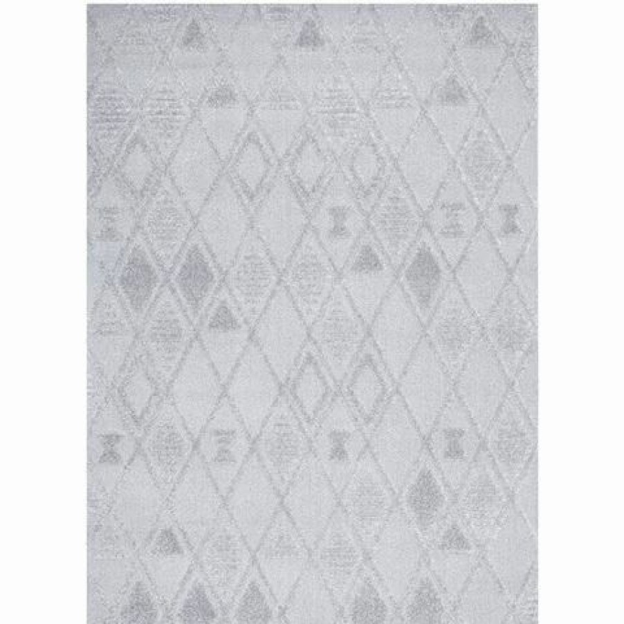 Rugs * | Marigold Lisa Silver Rug 400X300Cm