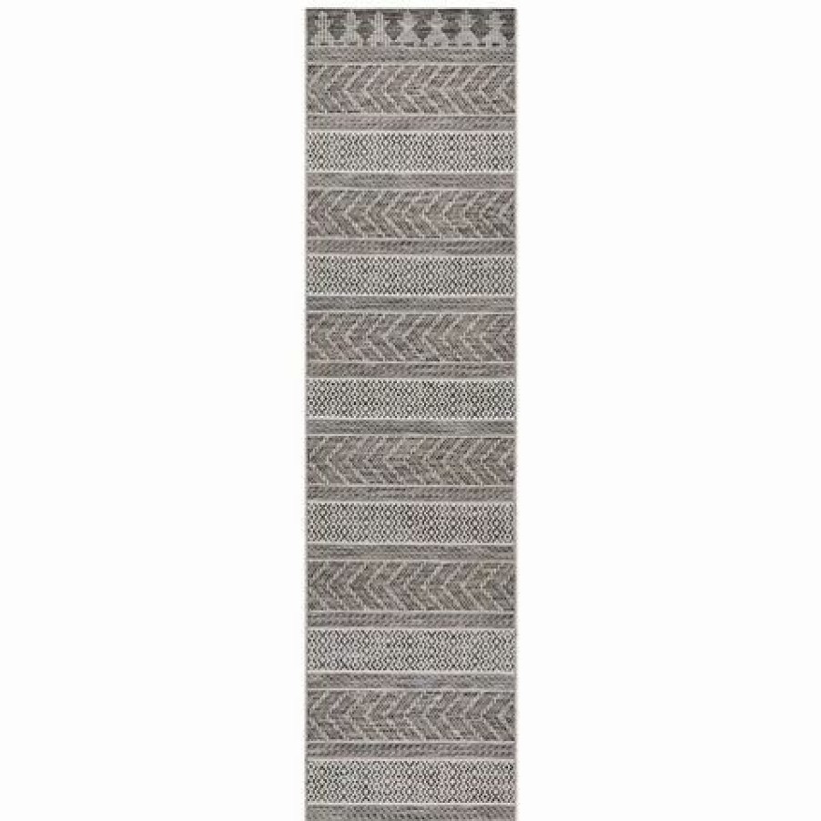 Rugs * | Tapete Rug Terrace Arrows Runer Rug Charcoal 400X80Cm