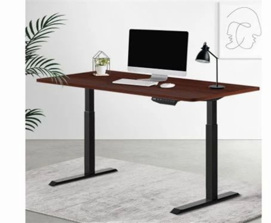 Furniture * | Home Office Design Table Electric Riser Dual Motors 140Cm