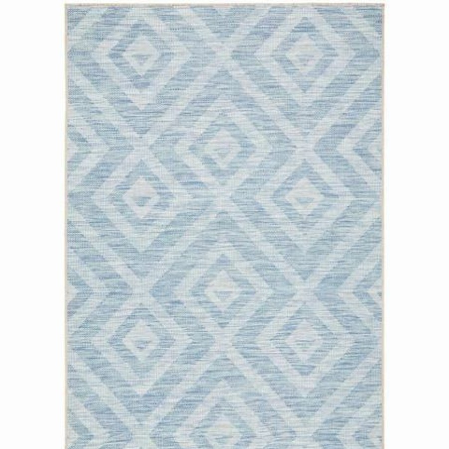 Rugs * | Tapete Rug Terrace Diamonds Rug Blue 290X200Cm