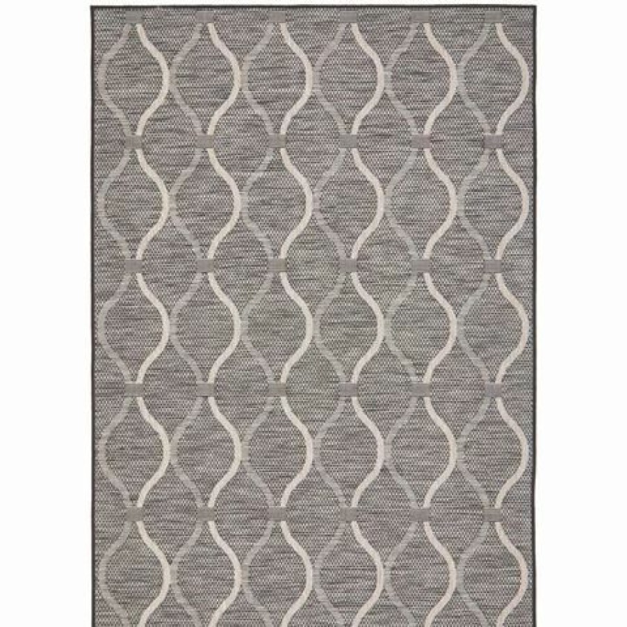 Rugs * | Tapete Rug Terrace Trellis Rug Black 330X240Cm