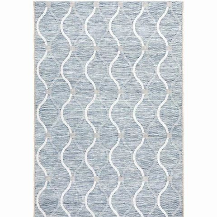 Rugs * | Tapete Rug Terrace Trellis Rug Blue 400X300Cm