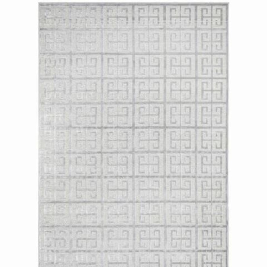 Rugs * | Tapete Rug York Brenda Rug Silver 290X200Cm