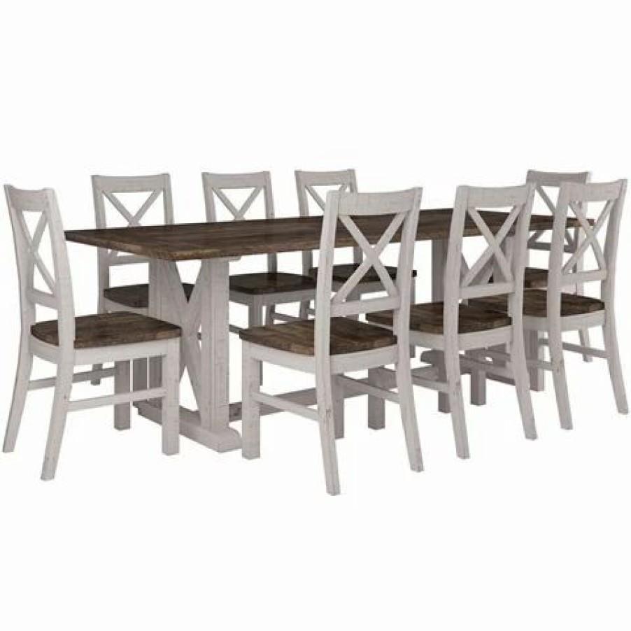 Furniture * | Urban Styling Erica Dining Set 240Cm Table 7Pc