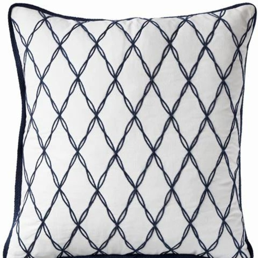 Cushions * | Paloma Santorini Lattice Cushion 50X50Cm