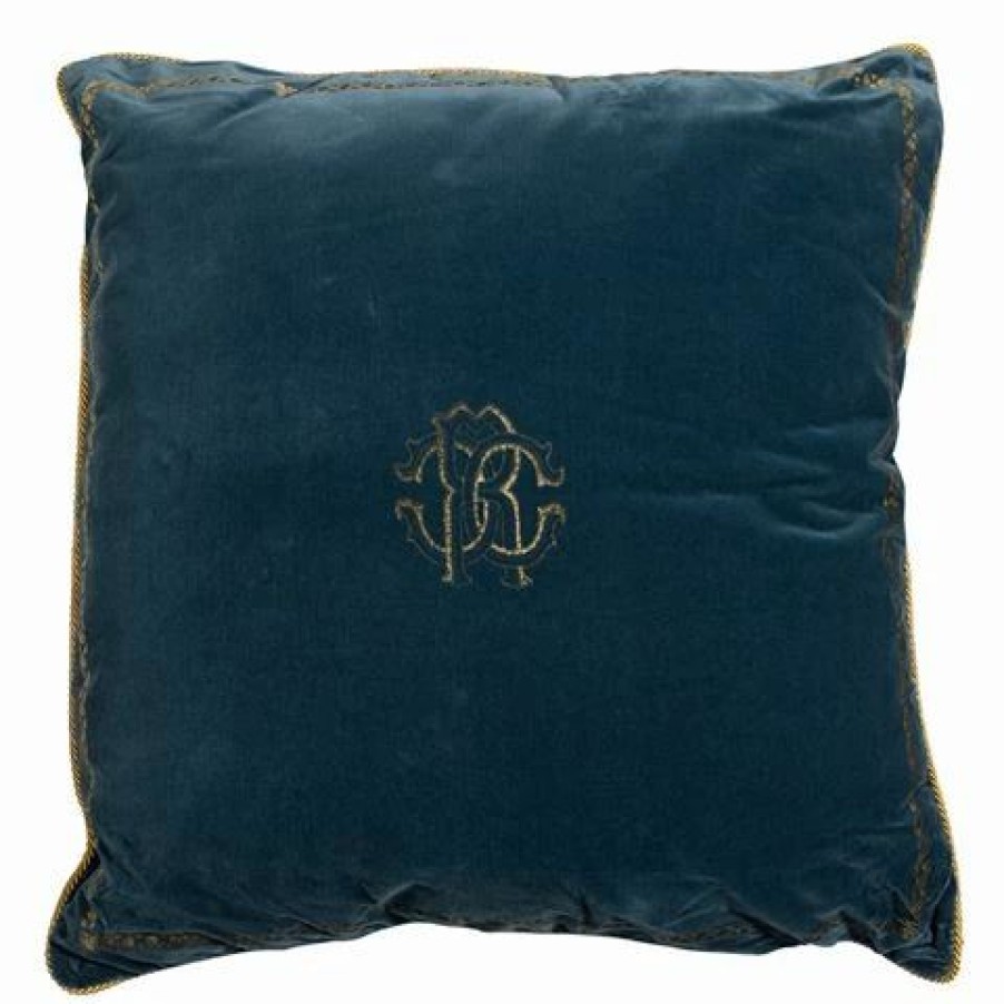 Cushions * | Roberto Cavalli Venezia Cushion Teal 68X68Cm