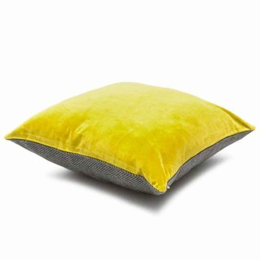 Cushions * | Linen & Moore Rado Cushion Light Chartreuse