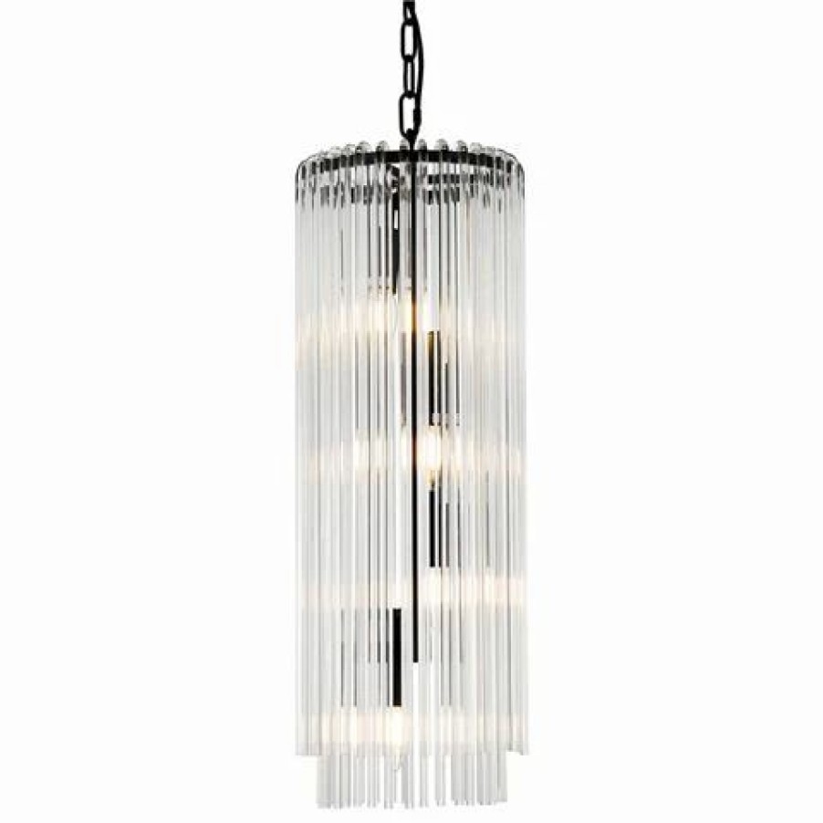 Furniture * | Cafe Lighting Zara Pendant Long Black