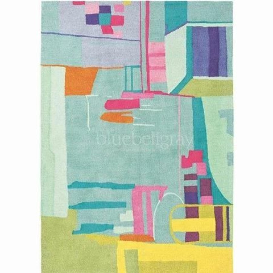 Rugs * | Bluebellgray Rugs Bluebellgray Amal Multi-Colour New Wool Rug 240X170Cm