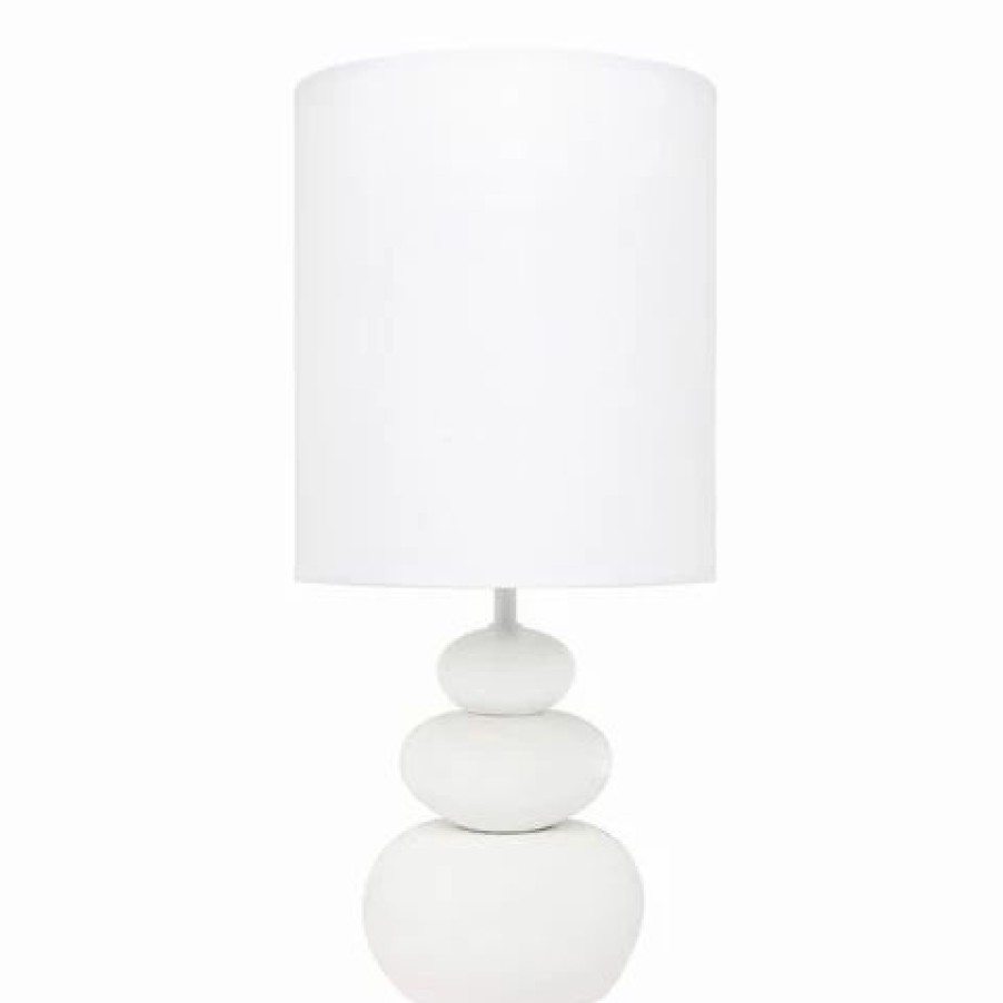 Furniture * | Cafe Lighting Koa Table Lamp Ceramic White Matt