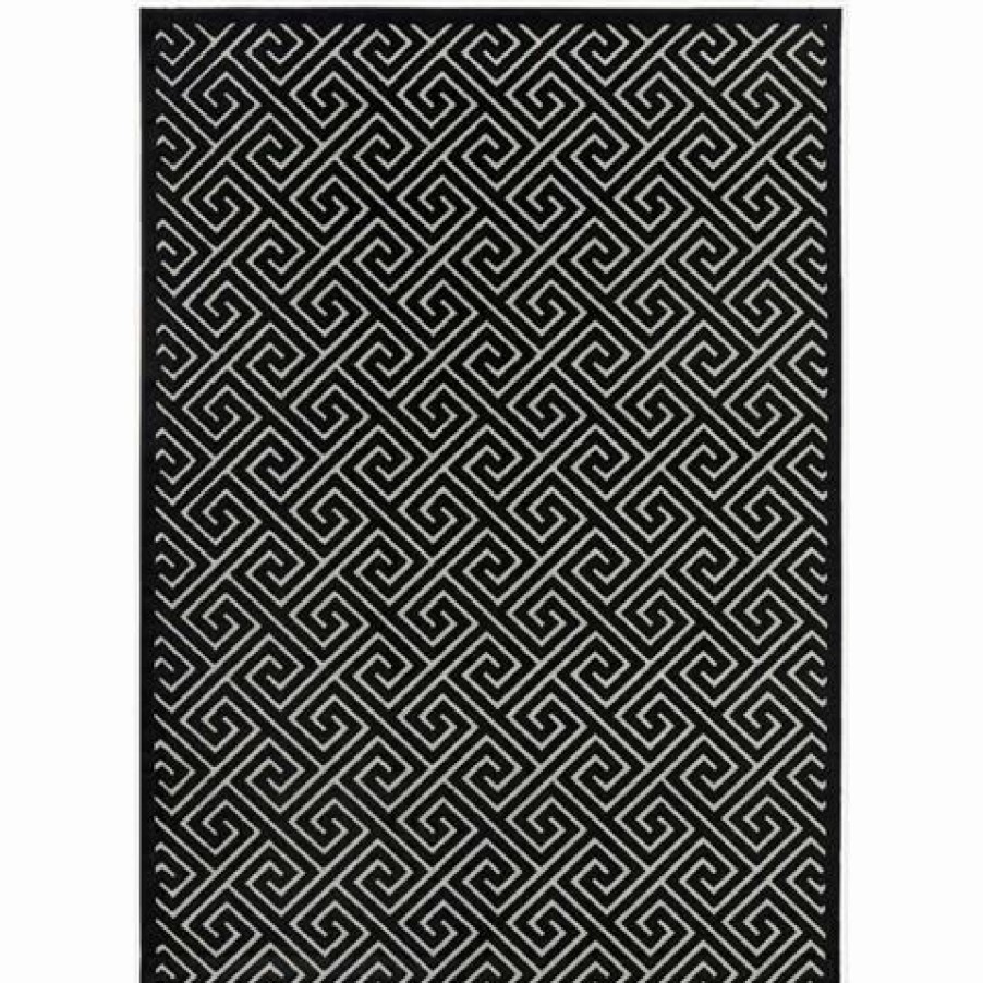 Rugs * | Tapete Rug York Alice Geometric Rug Black 400X300Cm