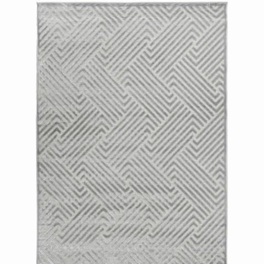 Rugs * | Tapete Rug York Alice Rug Silver 290X200Cm