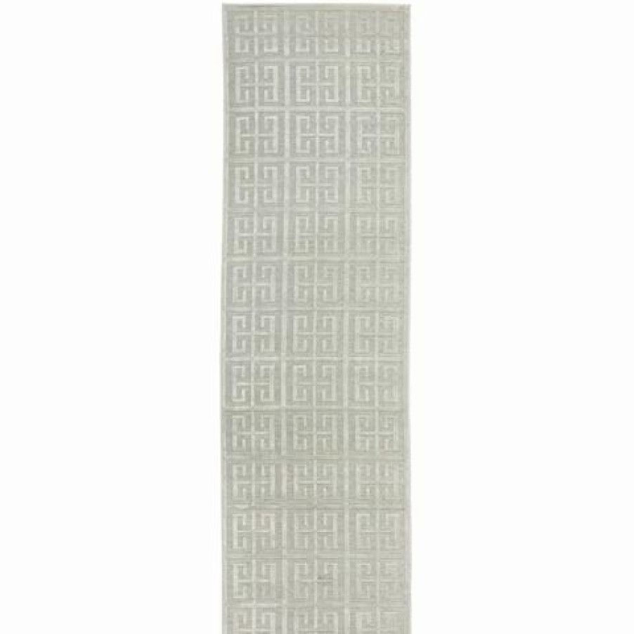 Rugs * | Tapete Rug York Brenda Runner White 400X80Cm