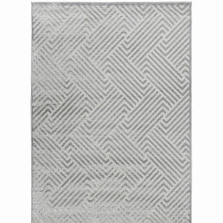 Rugs * | Tapete Rug York Alice Rug Silver 400X300Cm