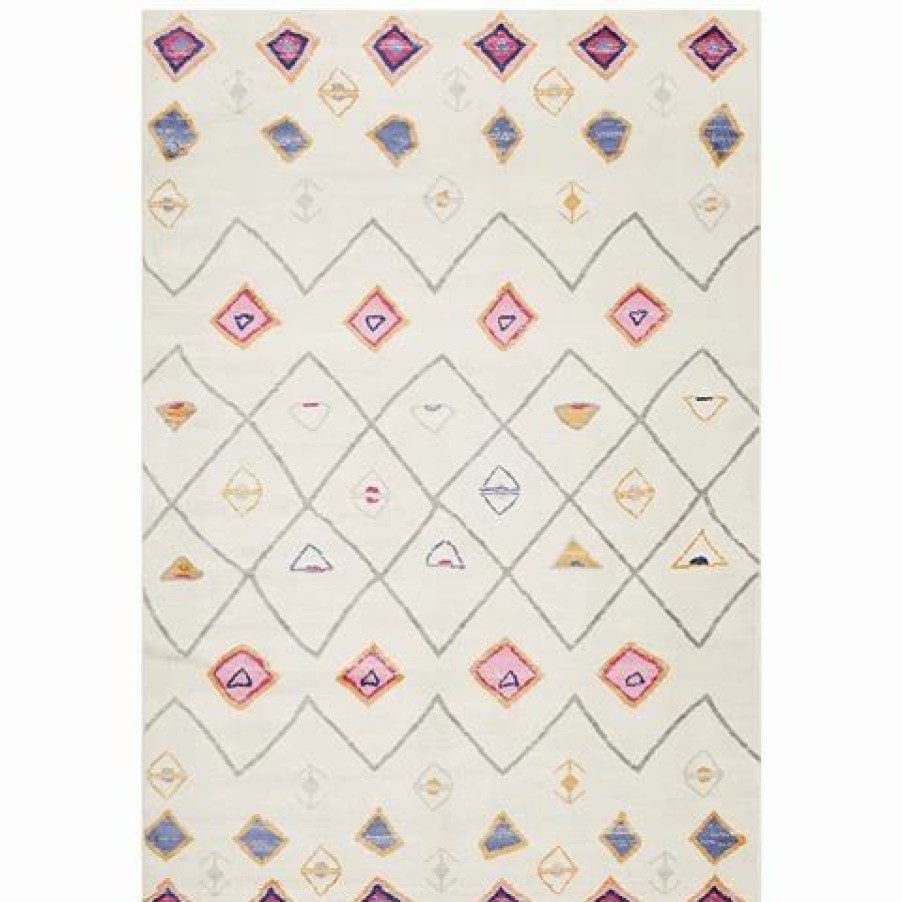 Rugs * | Tapete Rug Zanzibar Tribal Rug White 400X300Cm