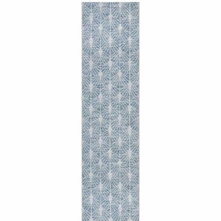 Rugs * | Tapete Rug Terrace Runner Rug Blue 400X80Cm