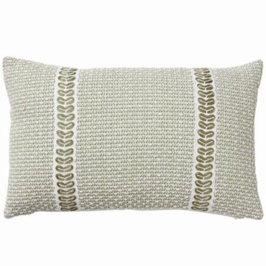 Cushions * | Paloma Jacquard Sage Luxe 30X50Cm