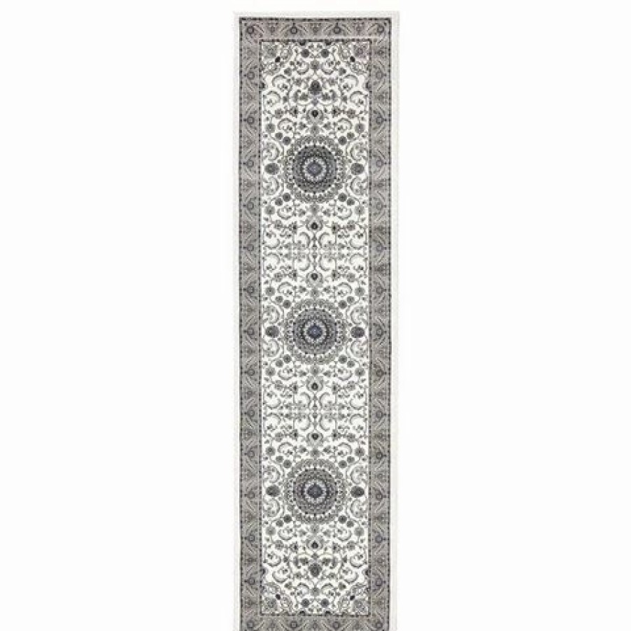 Rugs * | Tapete Rug Sydney Medallion Runner Rug Beige 400X80Cm