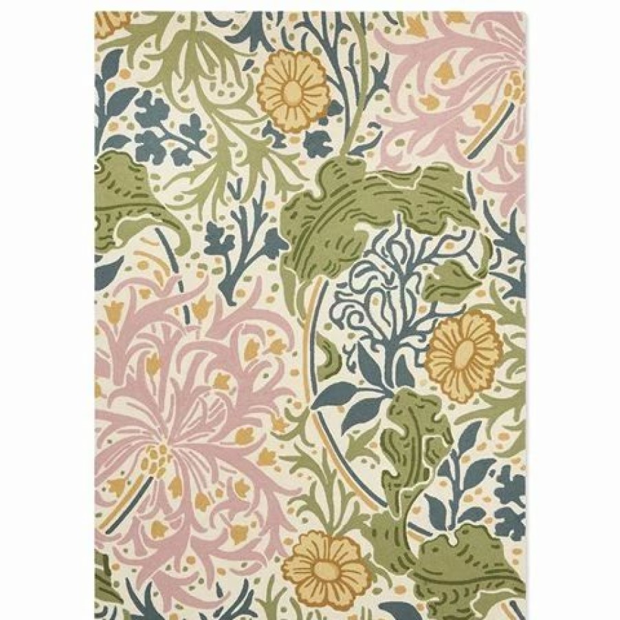 Rugs * | Morris & Co Seaweed Chrysanthemum Outdoor Rug 200X140Cm