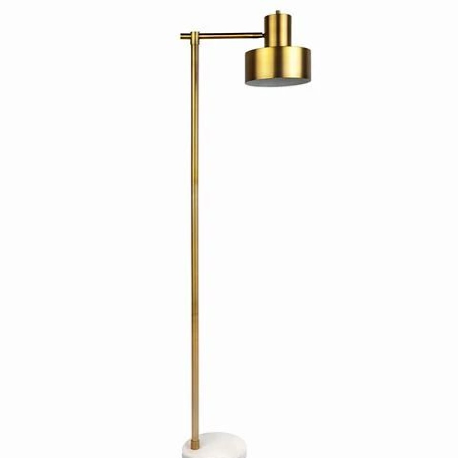 Furniture * | Cafe Lighting Marlin Floor Lamp Gold