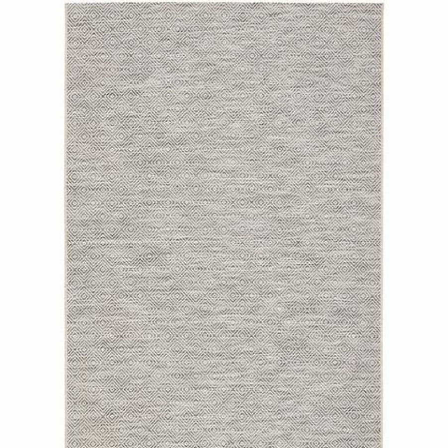 Rugs * | Tapete Rug Terrace Geometric Rug Grey 400X300Cm