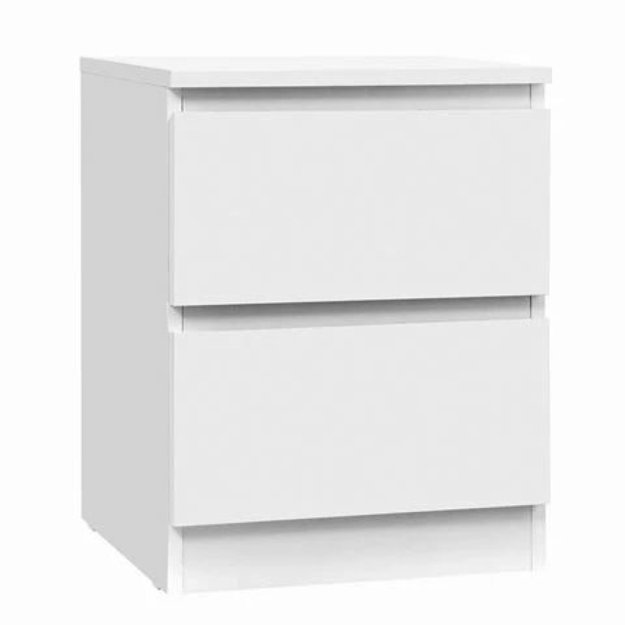 Furniture * | Artiss Bedside Table Drawer Nightstand Lamp Side White