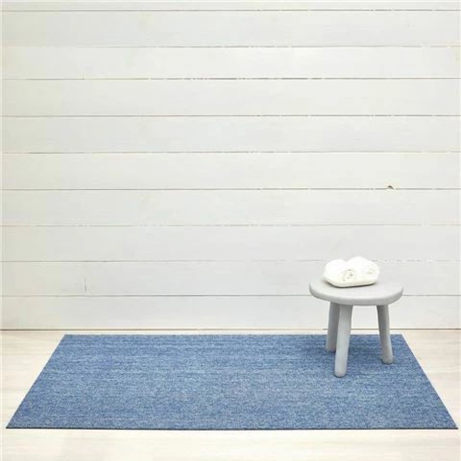 Furniture * | Chilewich Heathered Shag Doormat Cornflower 71X46Cm