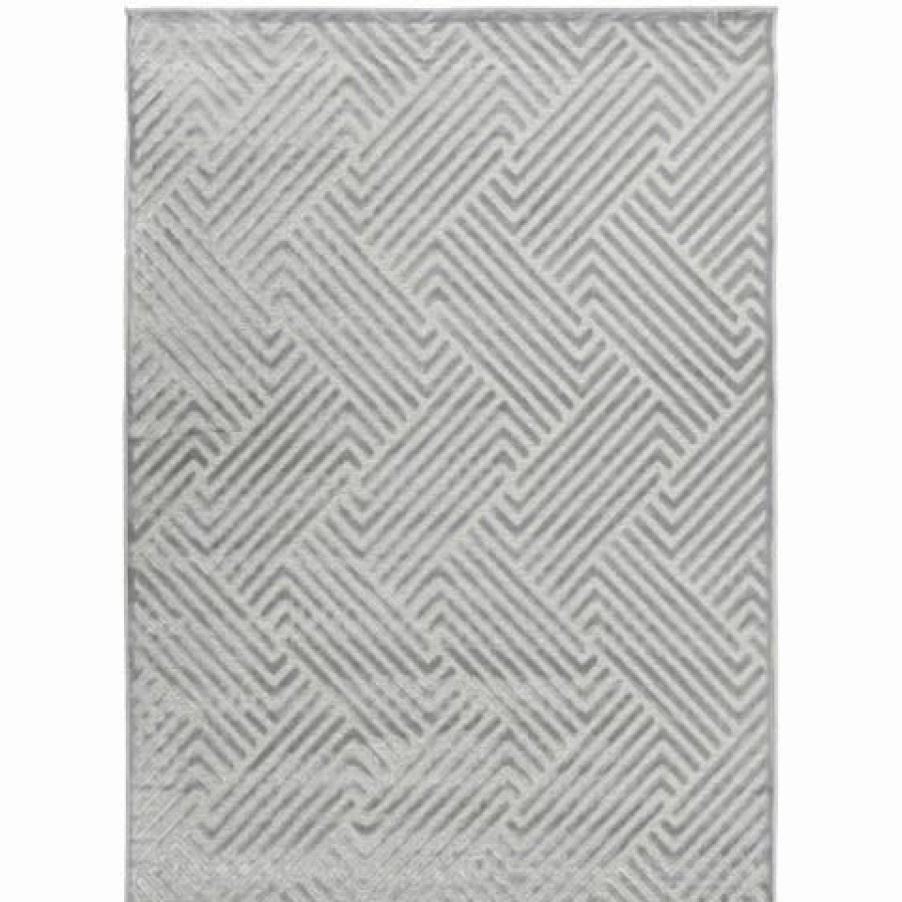 Rugs * | Tapete Rug York Alice Rug Silver 330X240Cm