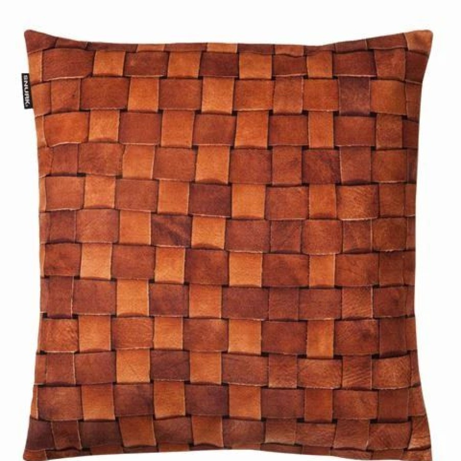 Cushions * | Snurk Leather Cushion