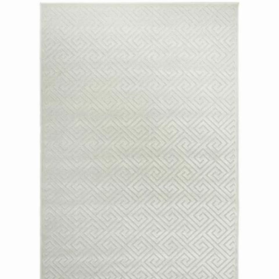 Rugs * | Tapete Rug York Alice Geometric Rug White 400X300Cm