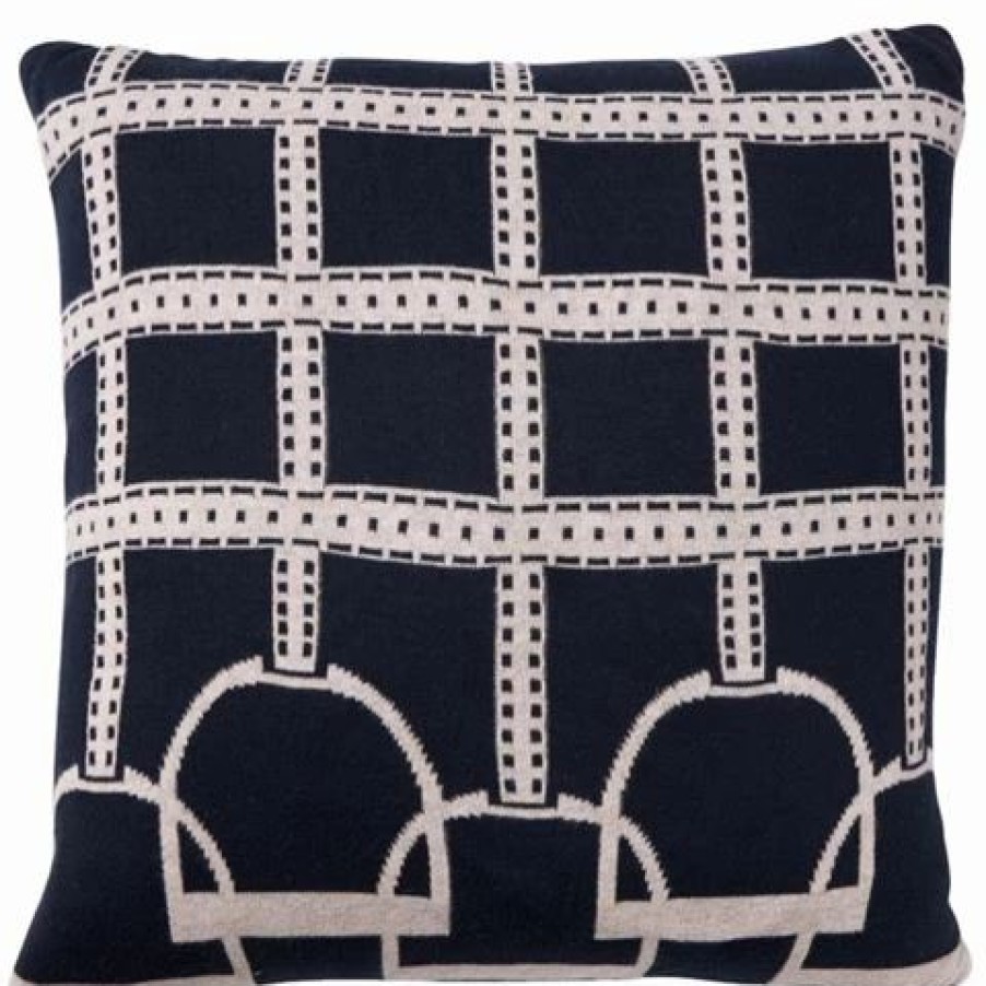 Cushions * | Paloma Equestrian Navy Luxe 50X50Cm