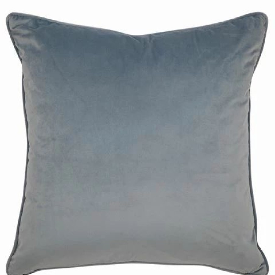 Cushions * | Cafe Lighting Sasha Square Feather Cushion Dove Grey